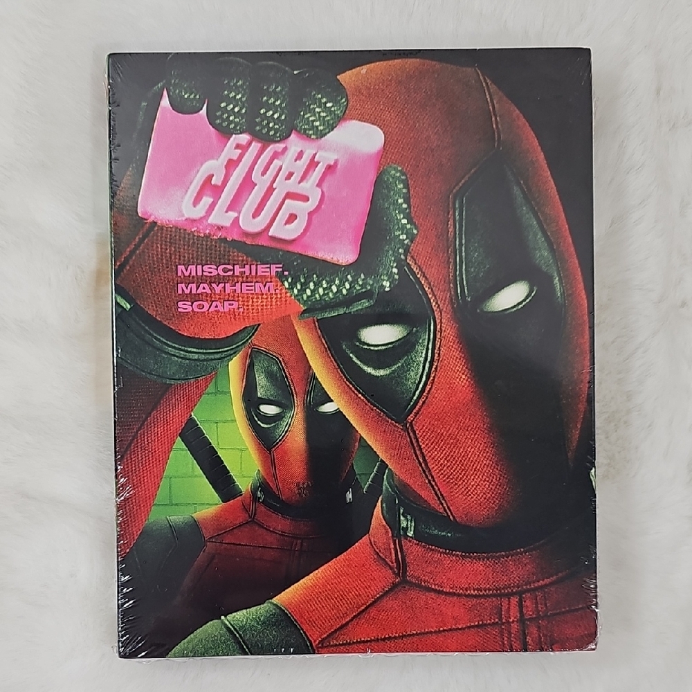 Fight Club (Blu-ray, 2018) Deadpool Photobombed Slipcover